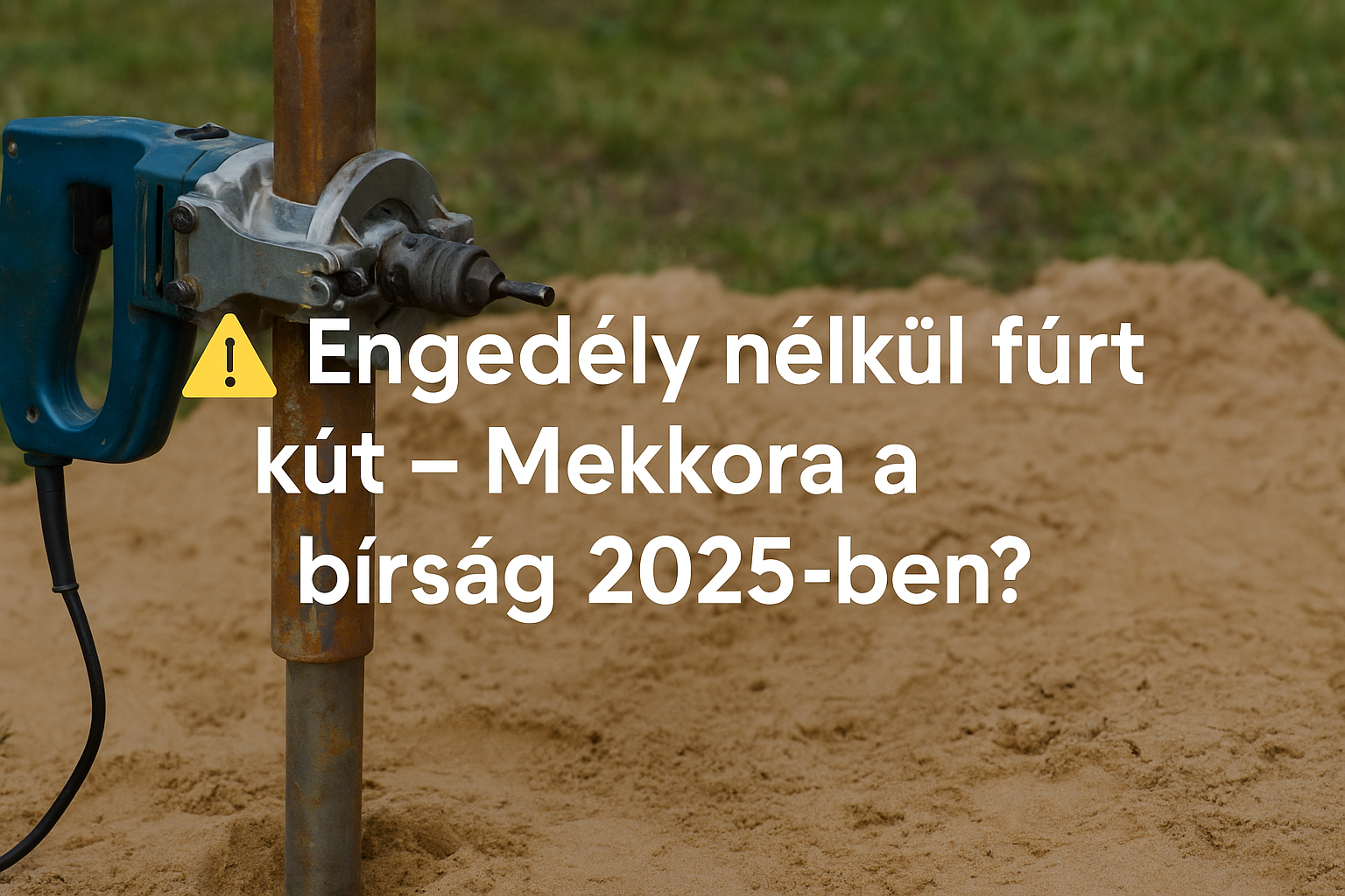 Engedély nélküli kútfúrás 2025 – Mennyi a bírság és hogyan kerülheted el?